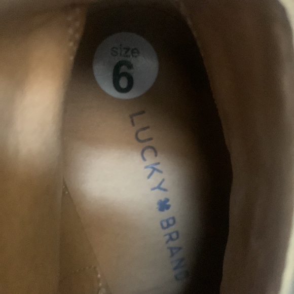 Lucky Brand Enitha Ankle Boot color  Antique Green new without box size 6 - Picture 5 of 12